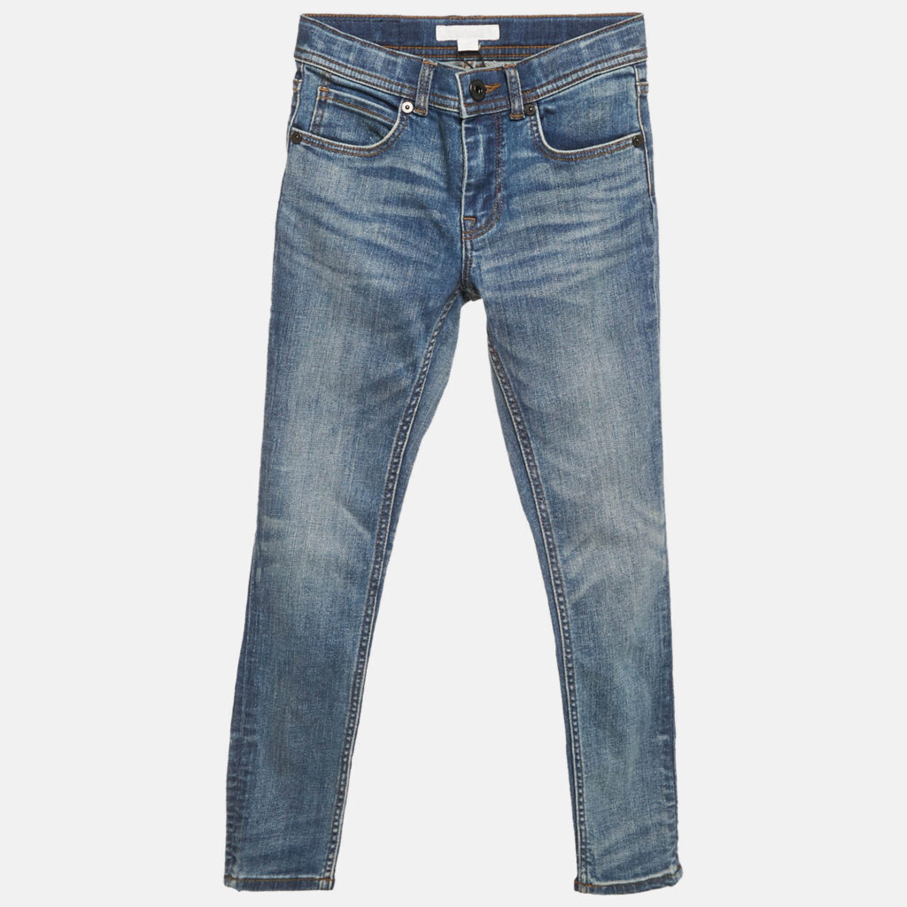 Burberry Children Blue Washed Denim Skinny Jeans 8 Yrs Waist 22" Burberry Children Blue Washed Denim Skinny Jeans 8 Yrs Waist 22"