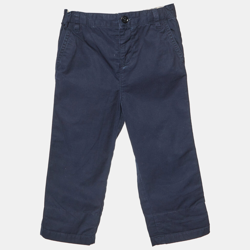 Burberry Children Black Cotton Pants 2 Yrs Burberry Children Black Cotton Pants 2 Yrs