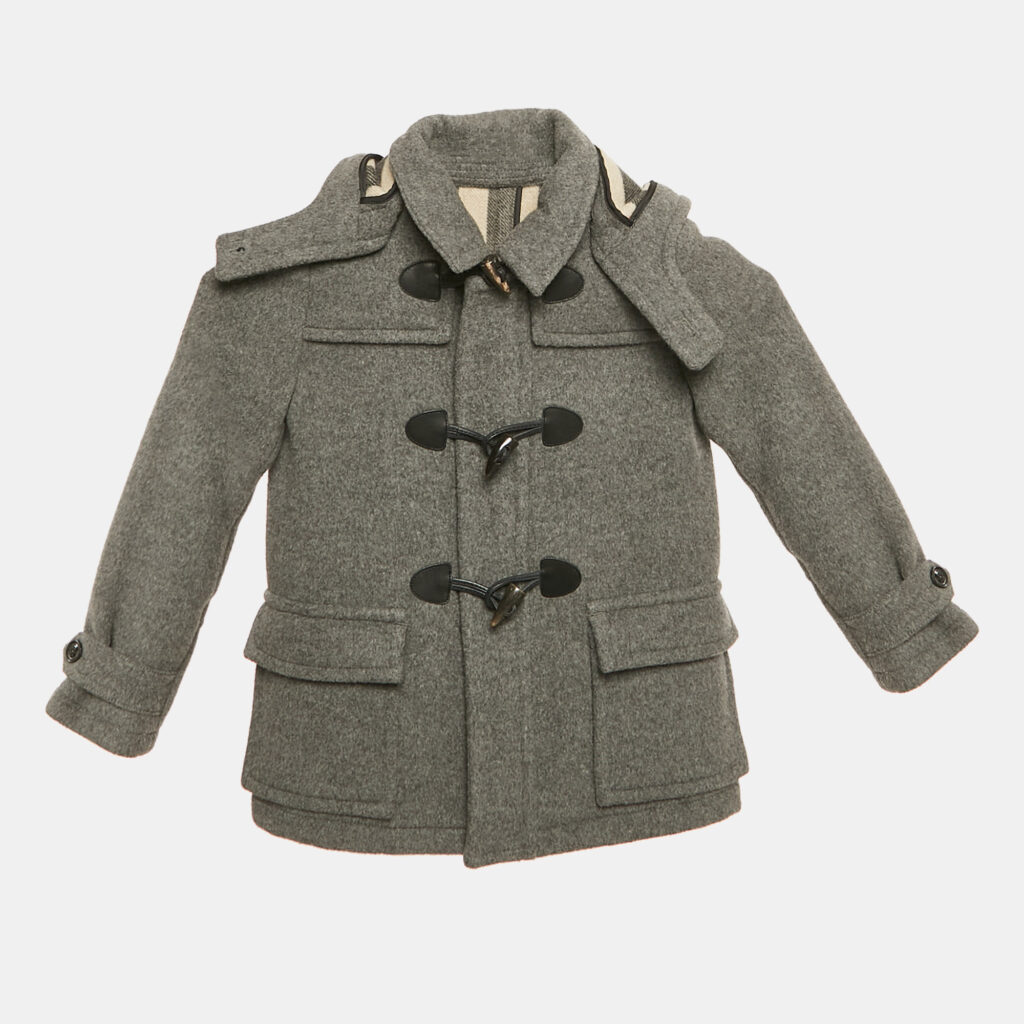 Burberry Children Wool Felt Hooded Duffle Coat 4 Yrs Burberry Children Wool Felt Hooded Duffle Coat 4 Yrs