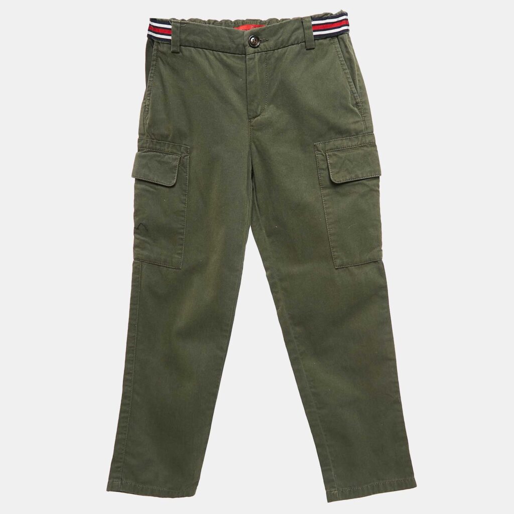CH Carolina Herrera Khaki Green Cotton Utility Pants 6 Yrs CH Carolina Herrera Khaki Green Cotton Utility Pants 6 Yrs