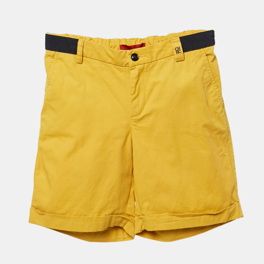 CH Carolina Herrera Kids Yellow Cotton Shorts 10 Yrs CH Carolina Herrera Kids Yellow Cotton Shorts 10 Yrs