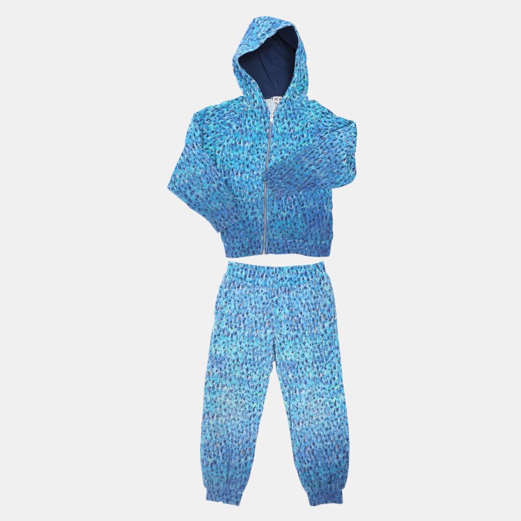 Dior Blue Oblique Jersey Hoodie and Pants Tracksuit 8 Yrs Dior Blue Oblique Jersey Hoodie and Pants Tracksuit 8 Yrs