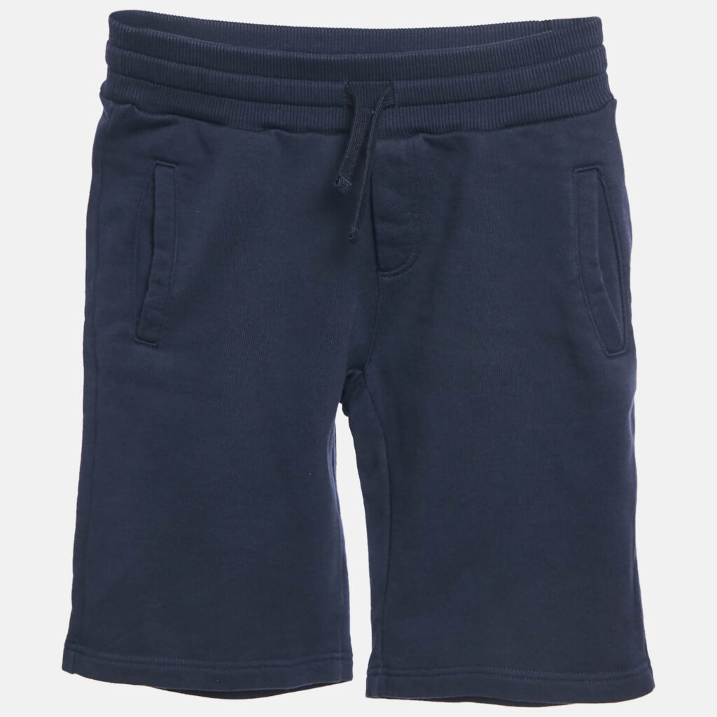 Dolce & Gabbana Kids Navy Blue Cotton Knit Shorts 6 Yrs Dolce & Gabbana Kids Navy Blue Cotton Knit Shorts 6 Yrs
