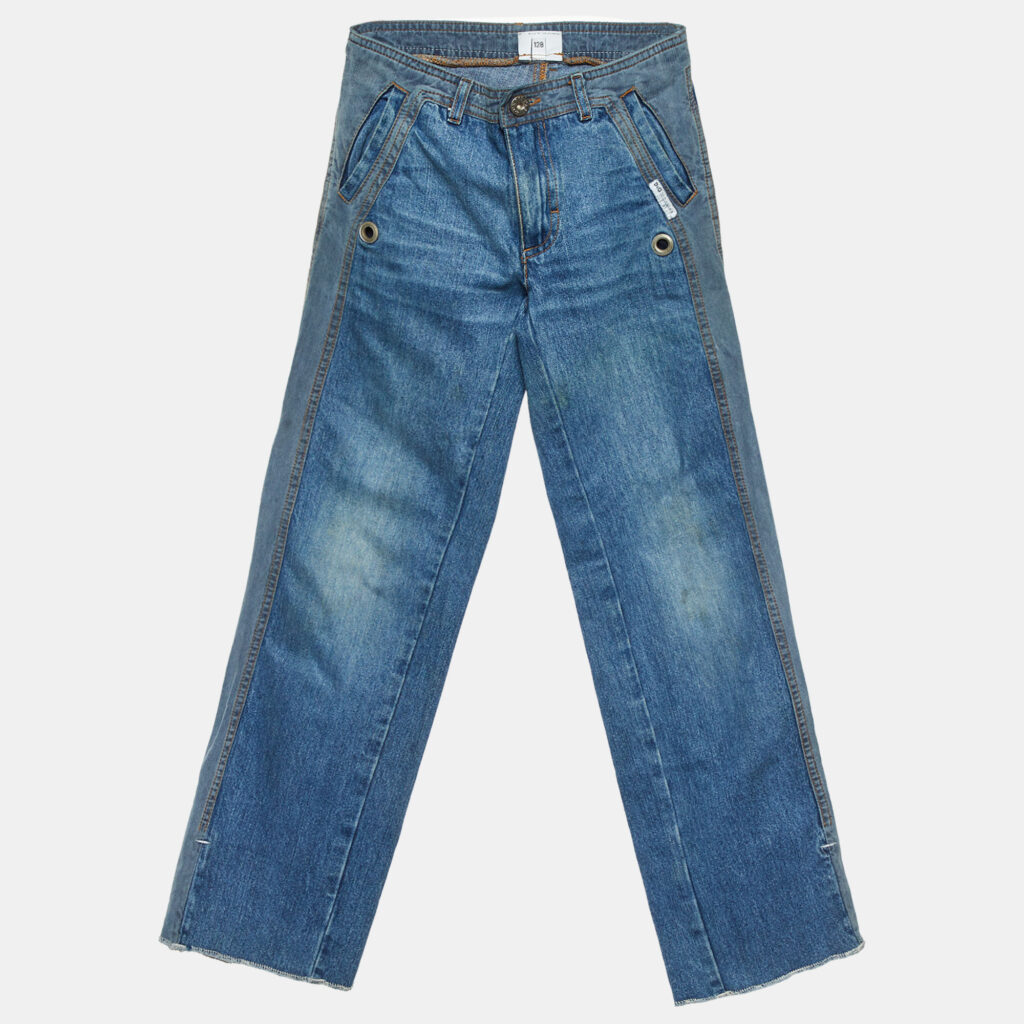 D&G Junior Blue Denim Straight Leg Jeans 8 Yrs D&G Junior Blue Denim Straight Leg Jeans 8 Yrs