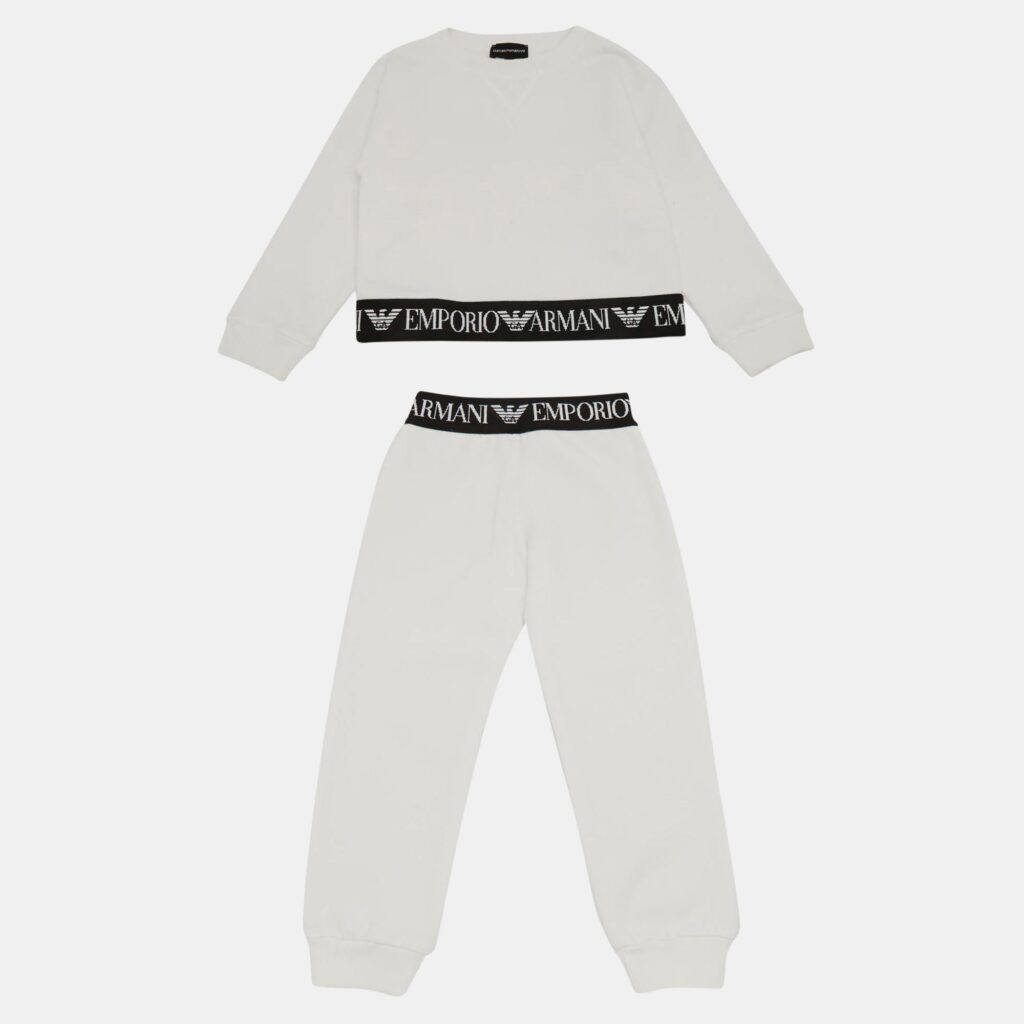 luxury-kids-emporio-armani-used-girls-p1237902-006-1.jpg Emporio Armani Kids Cotton Logo Waistband Set 4/6Yrs