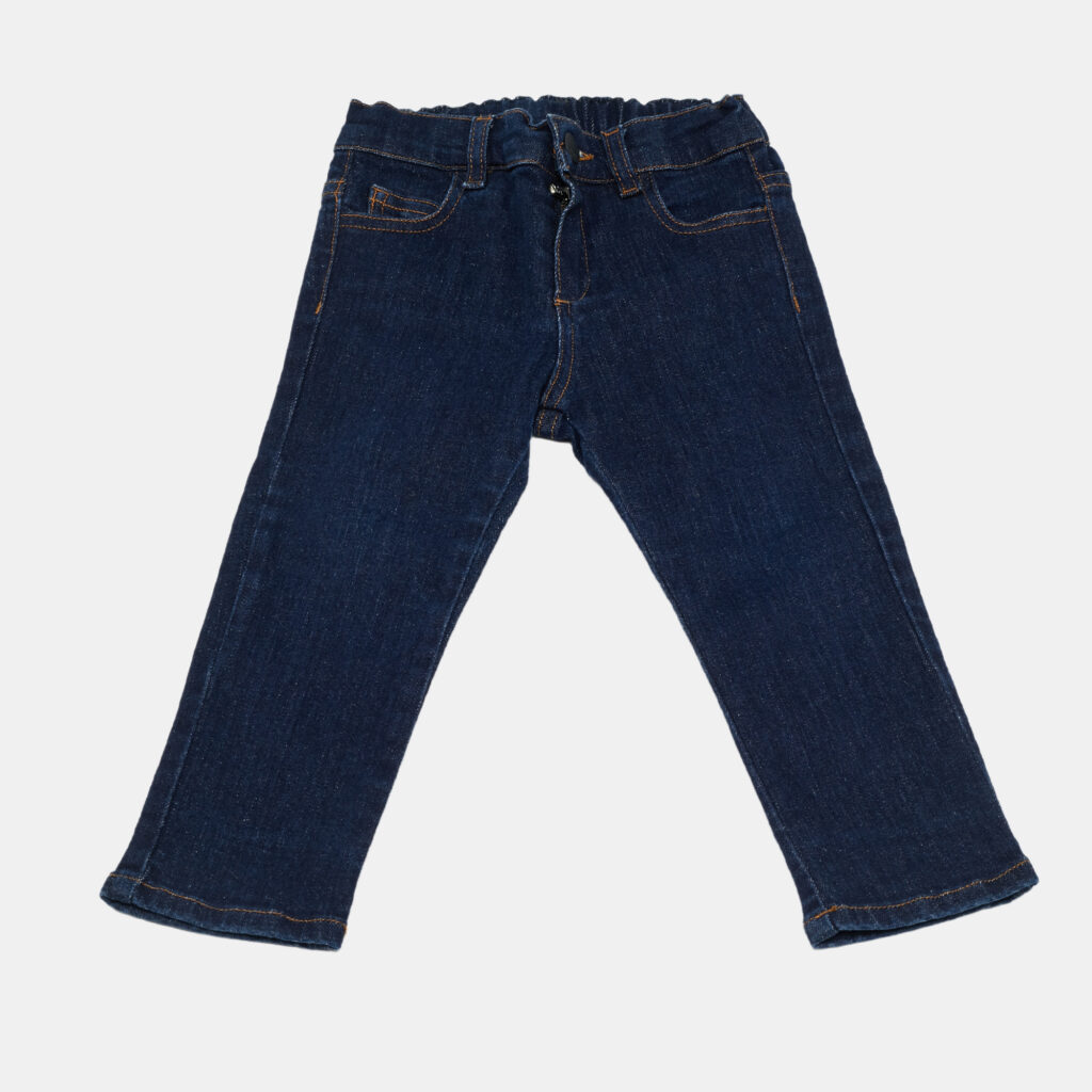 Fendi Blue Kids Blue Pocket Applique Denim Jeans 23M/Waist 19" Fendi Blue Kids Blue Pocket Applique Denim Jeans 23M/Waist 19"