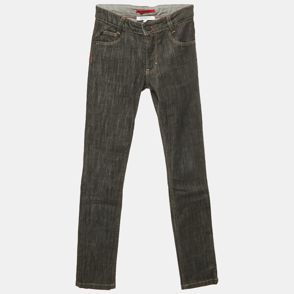 Givenchy Kids Grey Denim Slim Fit Jeans 10 Yrs Waist 25" Givenchy Kids Grey Denim Slim Fit Jeans 10 Yrs Waist 25"