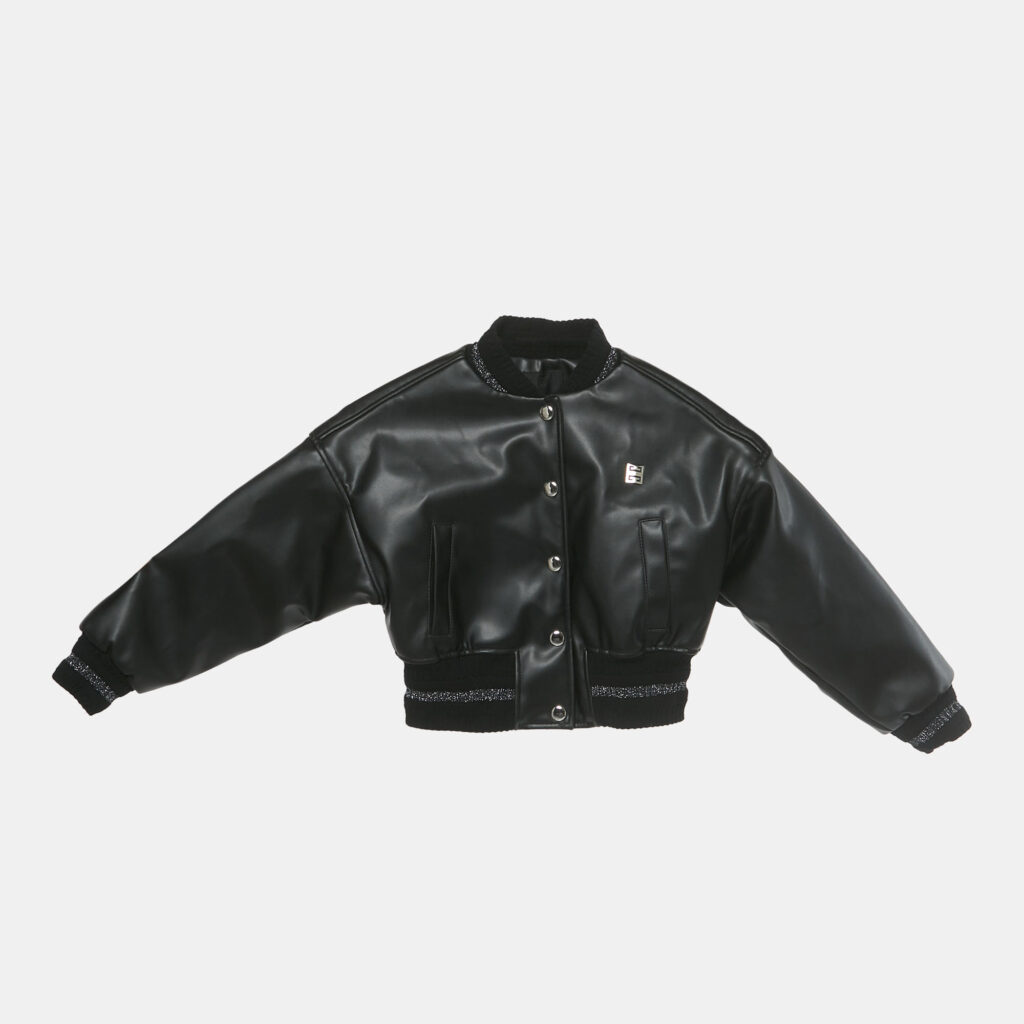 Givenchy Kids Logo Embroidered Faux Leather Bomber Jacket 6 Yrs Givenchy Kids Logo Embroidered Faux Leather Bomber Jacket 6 Yrs