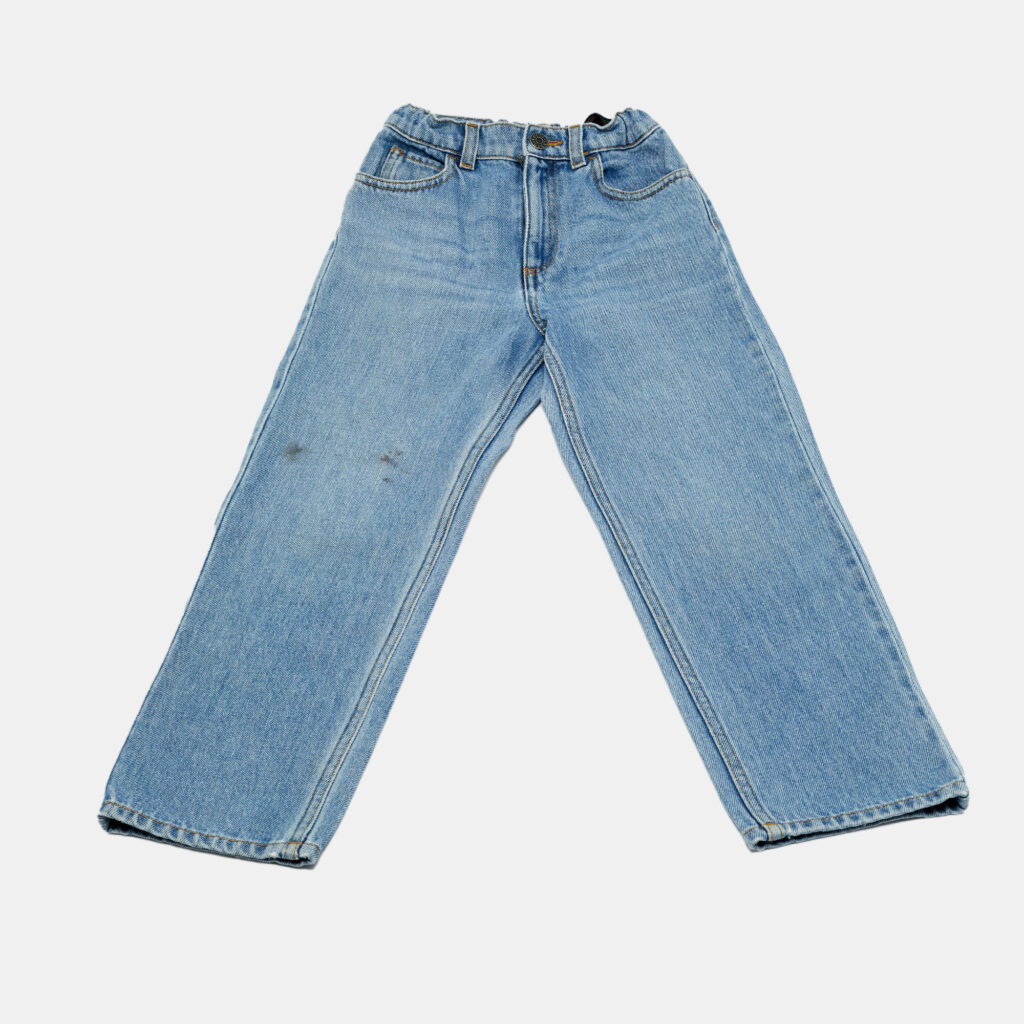 Gucci Kids Blue Embroidered Detail Denim Jeans 6Y Waist 16" Gucci Kids Blue Embroidered Detail Denim Jeans 6Y Waist 16"