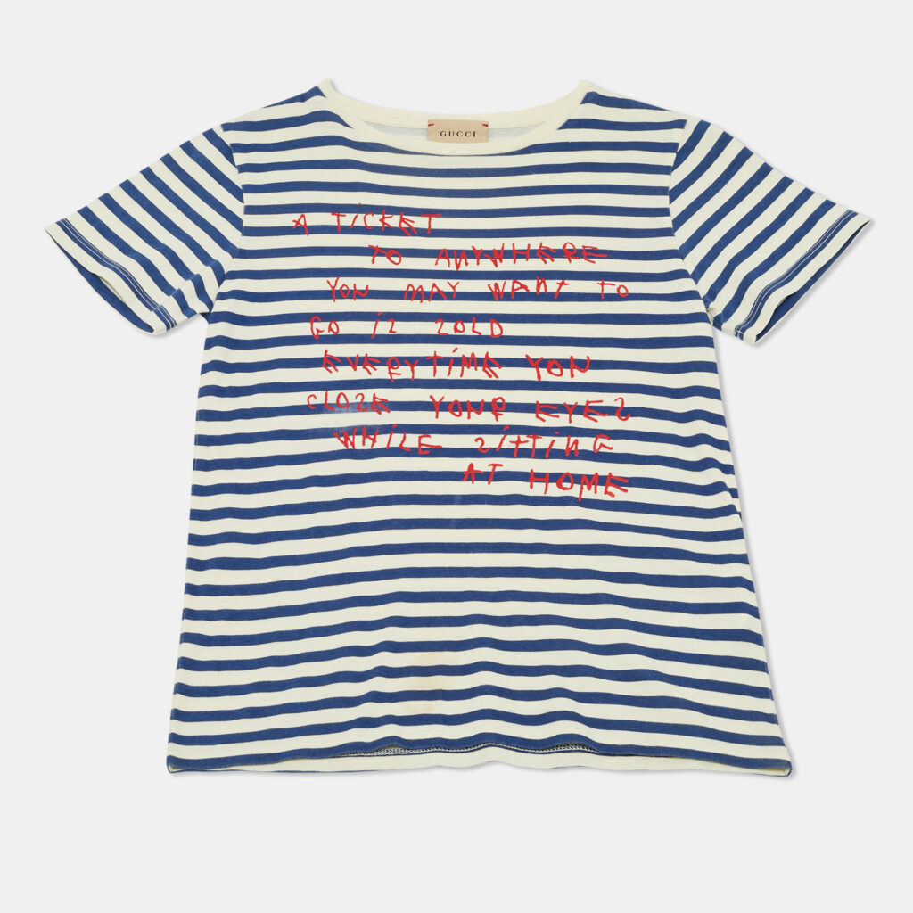 Gucci Kids Striped Jersey T-Shirt 8Yrs Gucci Kids Striped Jersey T-Shirt 8Yrs