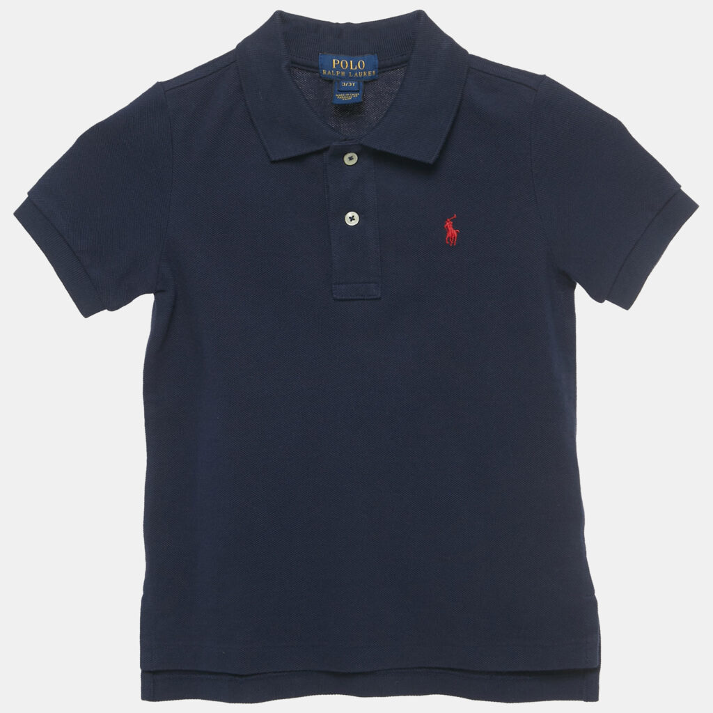 Polo Ralph Lauren Kids Blue Cotton Polo T-Shirt 3Yrs Polo Ralph Lauren Kids Blue Cotton Polo T-Shirt 3Yrs