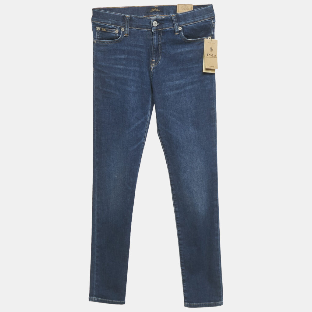 Polo Ralph Lauren Kids Blue Denim Aubrie Pull On Jeans 16Yrs/Waist 26"