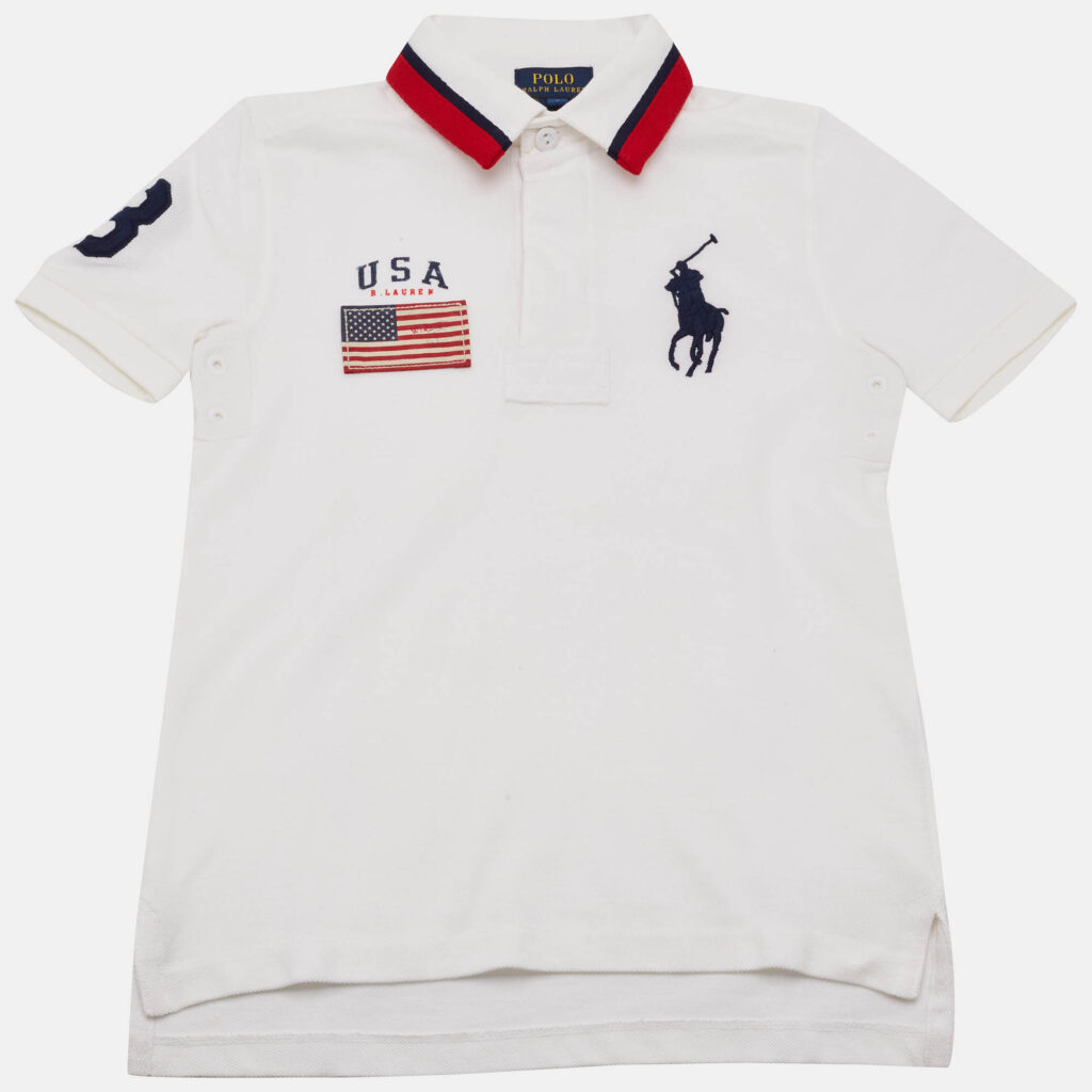 luxury-kids-polo-ralph-lauren-used-boys-p1177664-004-1.jpg Polo Ralph Lauren Kids Embroidered Pique Polo T-Shirt 7 Yrs