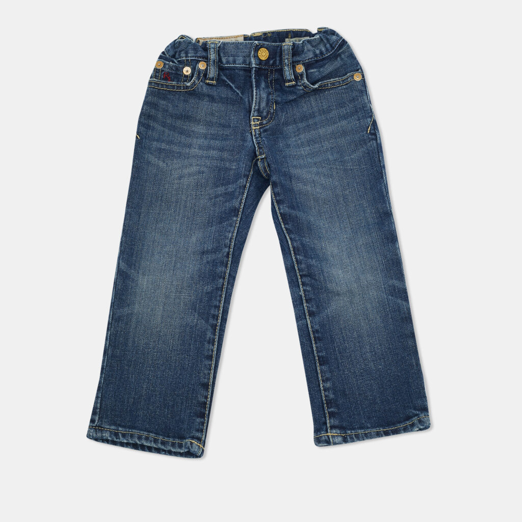 Polo Ralph Lauren Kids Navy Blue Faded Denim Jeans 2 Yrs Polo Ralph Lauren Kids Navy Blue Faded Denim Jeans 2 Yrs