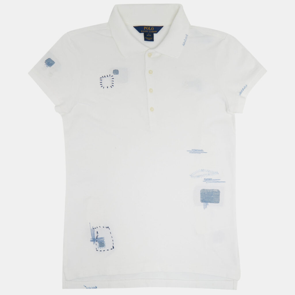 Polo Ralph Lauren Kids White Embroidered Cotton Polo T-Shirt L/12-14Yrs Polo Ralph Lauren Kids White Embroidered Cotton Polo T-Shirt L/12-14Yrs