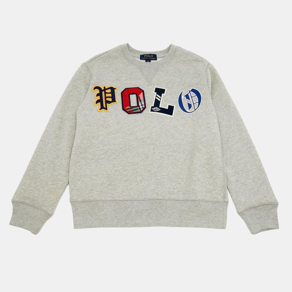 Polo Ralph Lauren Kids Cotton Knit Logo Patch Sweatshirt 8Yrs Polo Ralph Lauren Kids Cotton Knit Logo Patch Sweatshirt 8Yrs