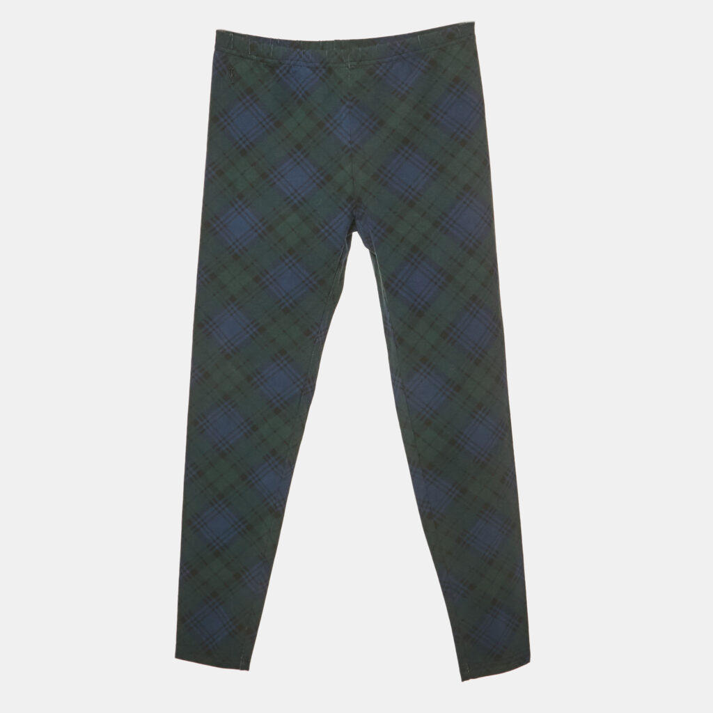Polo Ralph Lauren Blue/Green Tartan Print Jersey Leggings L/12-14Yrs Polo Ralph Lauren Blue/Green Tartan Print Jersey Leggings L/12-14Yrs