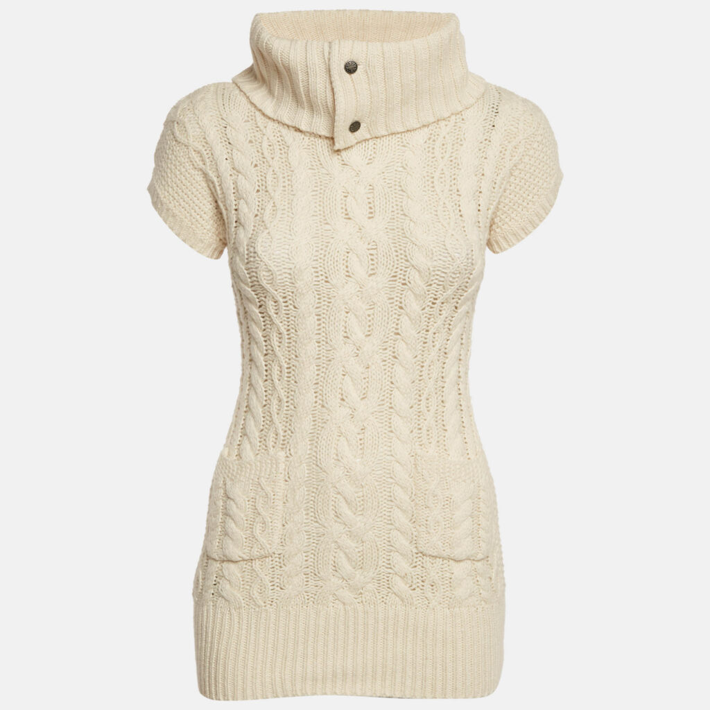 luxury-kids-ralph-lauren-used-girls-p1221453-001-1.jpg Ralph Lauren Kids Cream Cable Knit Mini Dress 7 Yrs