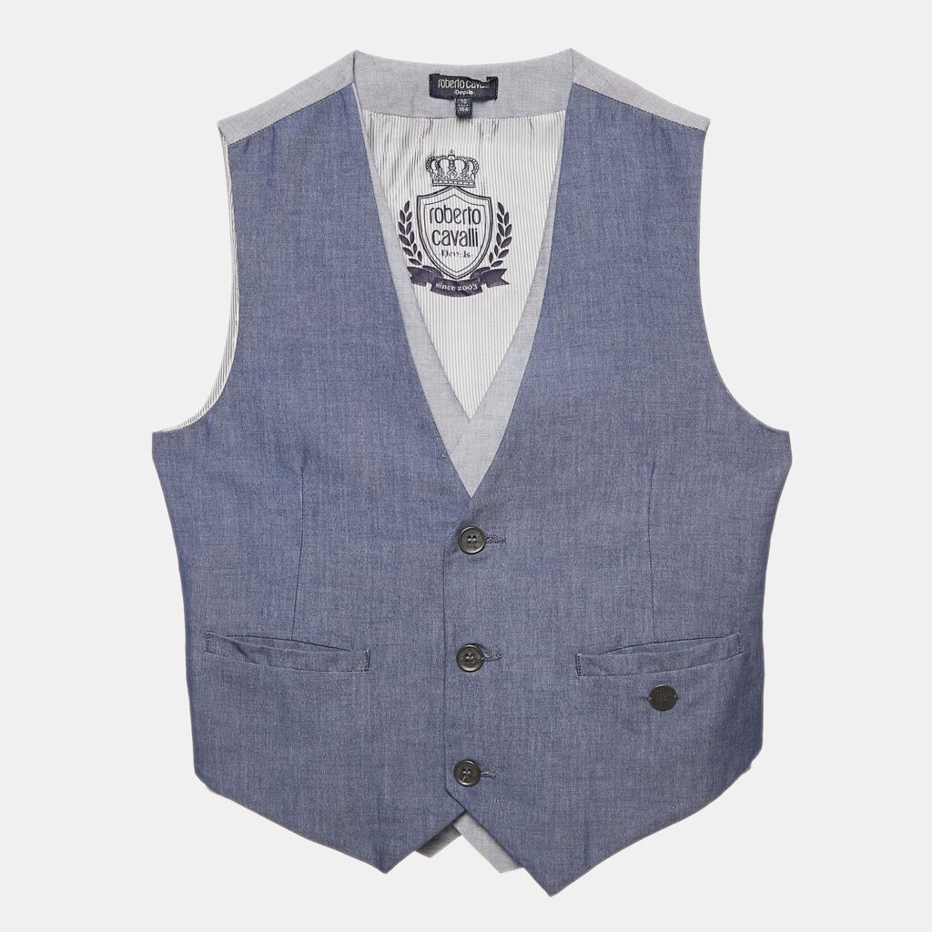 Roberto Cavalli Devils Blue Lollypop Waistcoat 10 Yrs Roberto Cavalli Devils Blue Lollypop Waistcoat 10 Yrs