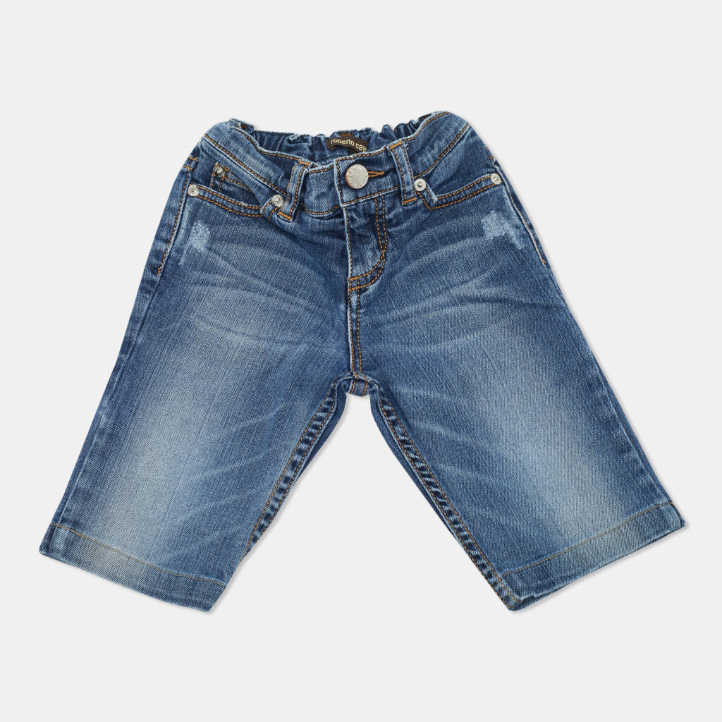 Roberto Cavalli kids Blue Faded Denim Jeans 2 Yrs Roberto Cavalli kids Blue Faded Denim Jeans 2 Yrs