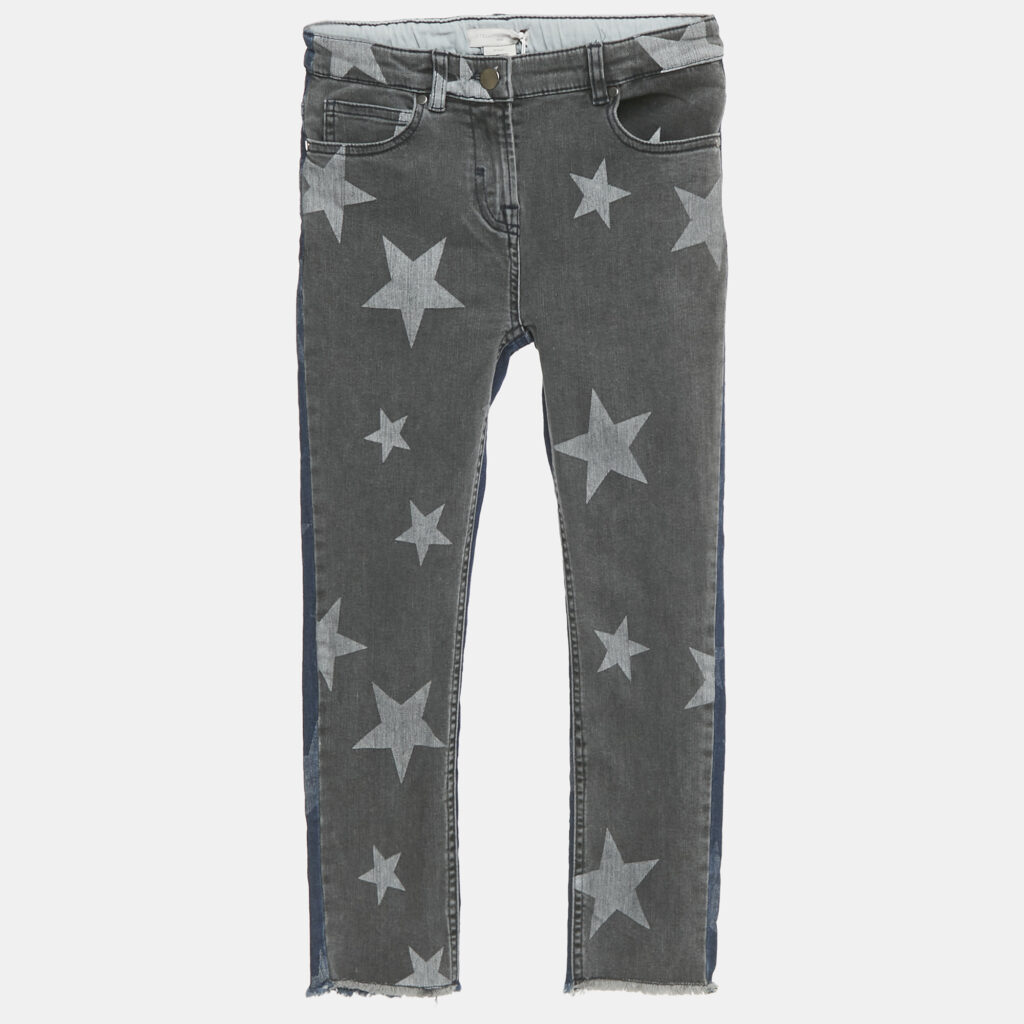 Stella McCartney Kids Blue Star Print Denim Jeans 10 Yrs Stella McCartney Kids Blue Star Print Denim Jeans 10 Yrs