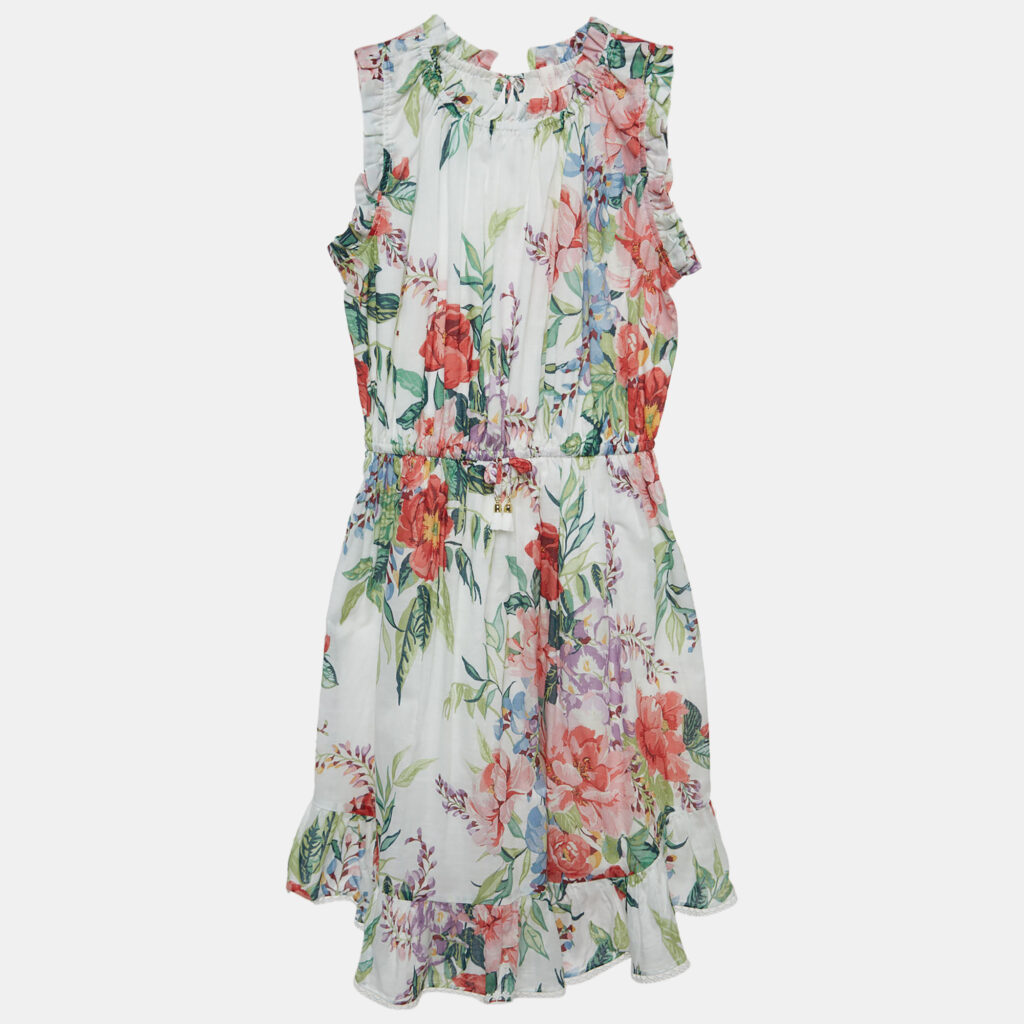 Zimmermann White Floral Printed Cotton Dress (10 Yrs) Zimmermann White Floral Printed Cotton Dress (10 Yrs)