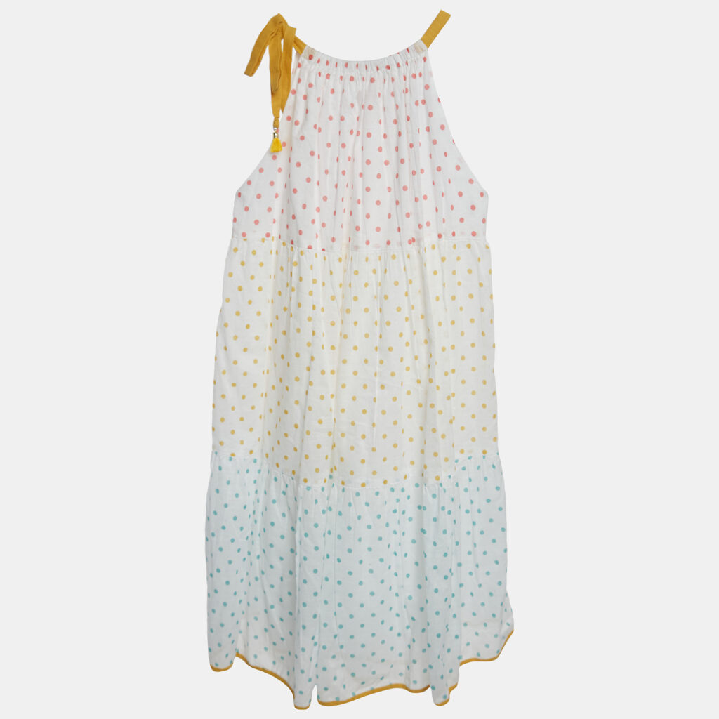 Zimmermann White/Multicolor Polka-Dot Print Cotton Dress (10 Yrs) Zimmermann White/Multicolor Polka-Dot Print Cotton Dress (10 Yrs)
