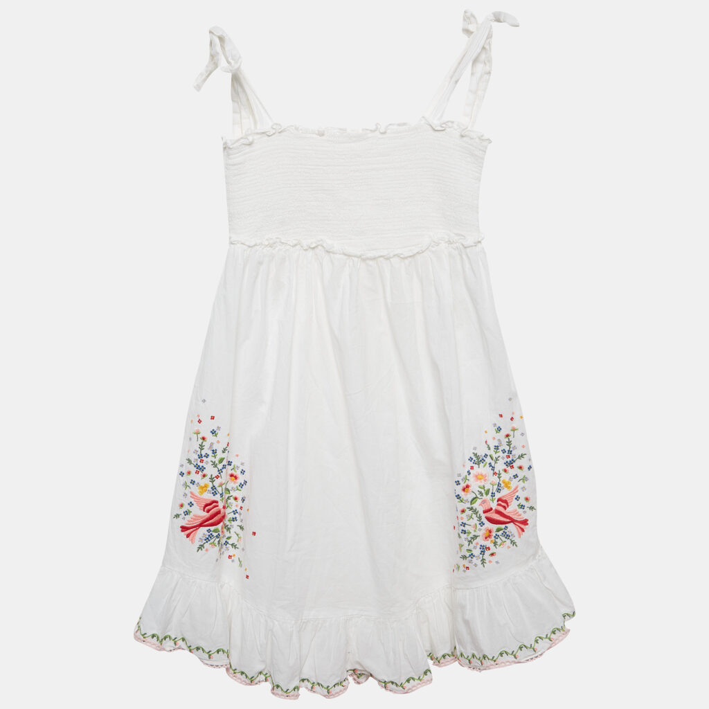 Zimmermann White Embroidered Cotton Dress (10 Yrs) Zimmermann White Embroidered Cotton Dress (10 Yrs)