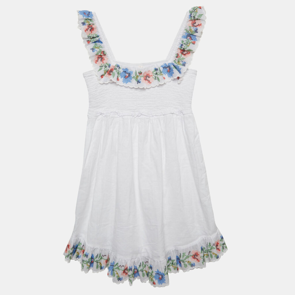 Zimmermann White Embroidered Cotton Dress (10 Yrs) Zimmermann White Embroidered Cotton Dress (10 Yrs)