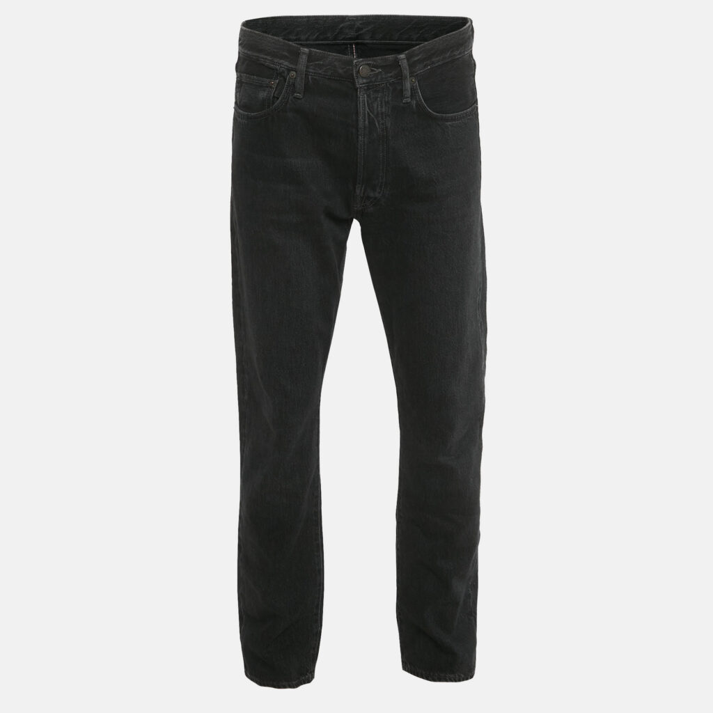 Acne Studios Black Denim 1996 Regular Fit Jeans L Waist 32"