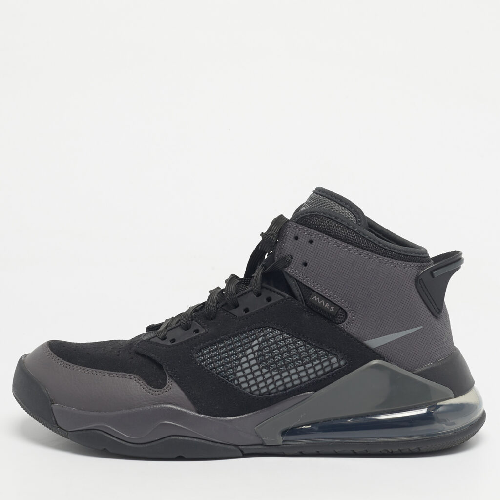 Air Jordans Two tone Coated Canvas and Leather Jordan Son of Mars High Top Sneakers Size 45 Air Jordans Two tone Coated Canvas and Leather Jordan Son of Mars High Top Sneakers Size 45