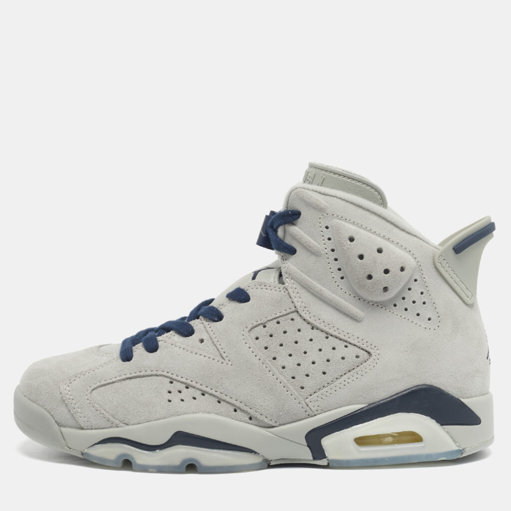 Air Jordan Grey Suede Leather Jordan 6 Retro Georgetown Sneakers Size 42 Air Jordan Grey Suede Leather Jordan 6 Retro Georgetown Sneakers Size 42