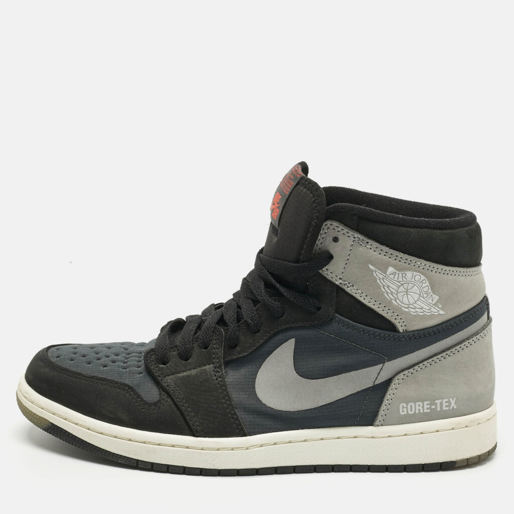 Air Jordans Multicolor Nubuck Leather Jordan 1 Retro High Element Gore-Tex Black Particle Grey Sneakers Size 42.5 Air Jordans Multicolor Nubuck Leather Jordan 1 Retro High Element Gore-Tex Black Particle Grey Sneakers Size 42.5