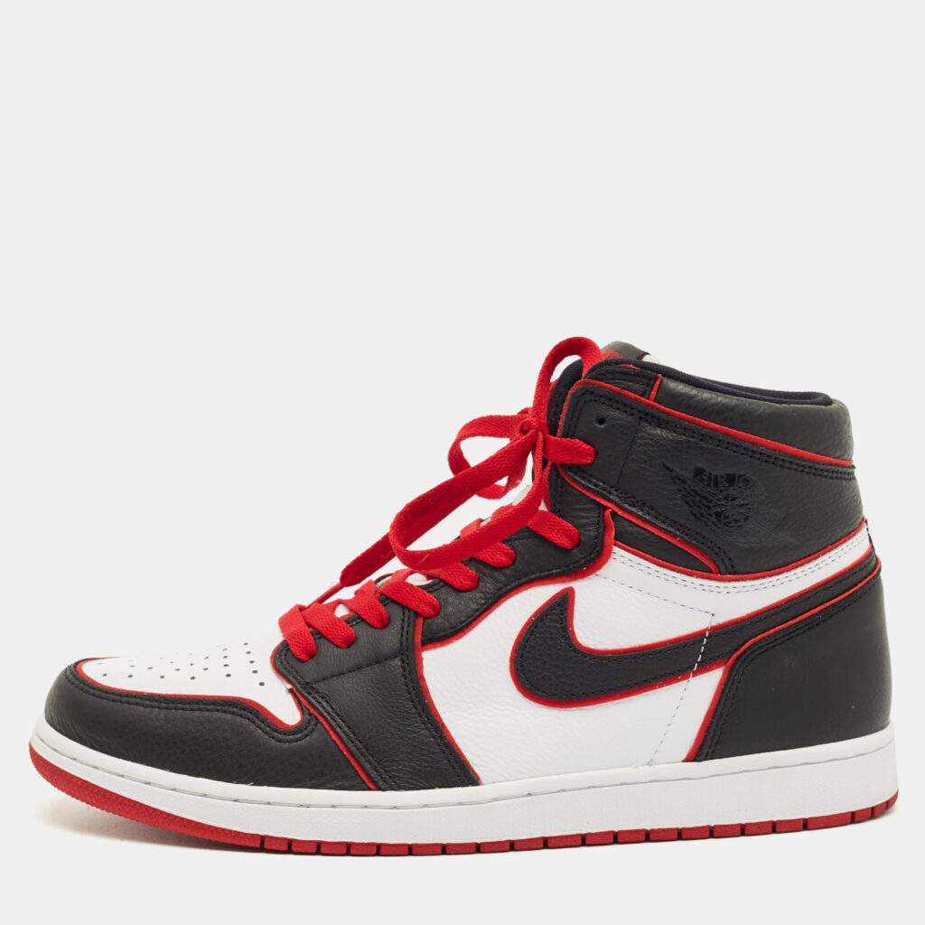 luxury-men-air-jordans-used-shoes-p1219628-001-1.jpg Air Jordans Multicolor Leather Jordan 1 Retro High Bloodline Sneakers Size 45.5