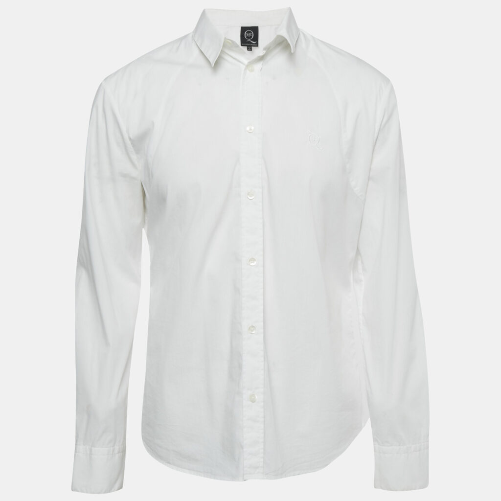 McQ by Alexander McQueen White Cotton Long Sleeve Shirt XL McQ by Alexander McQueen White Cotton Long Sleeve Shirt XL