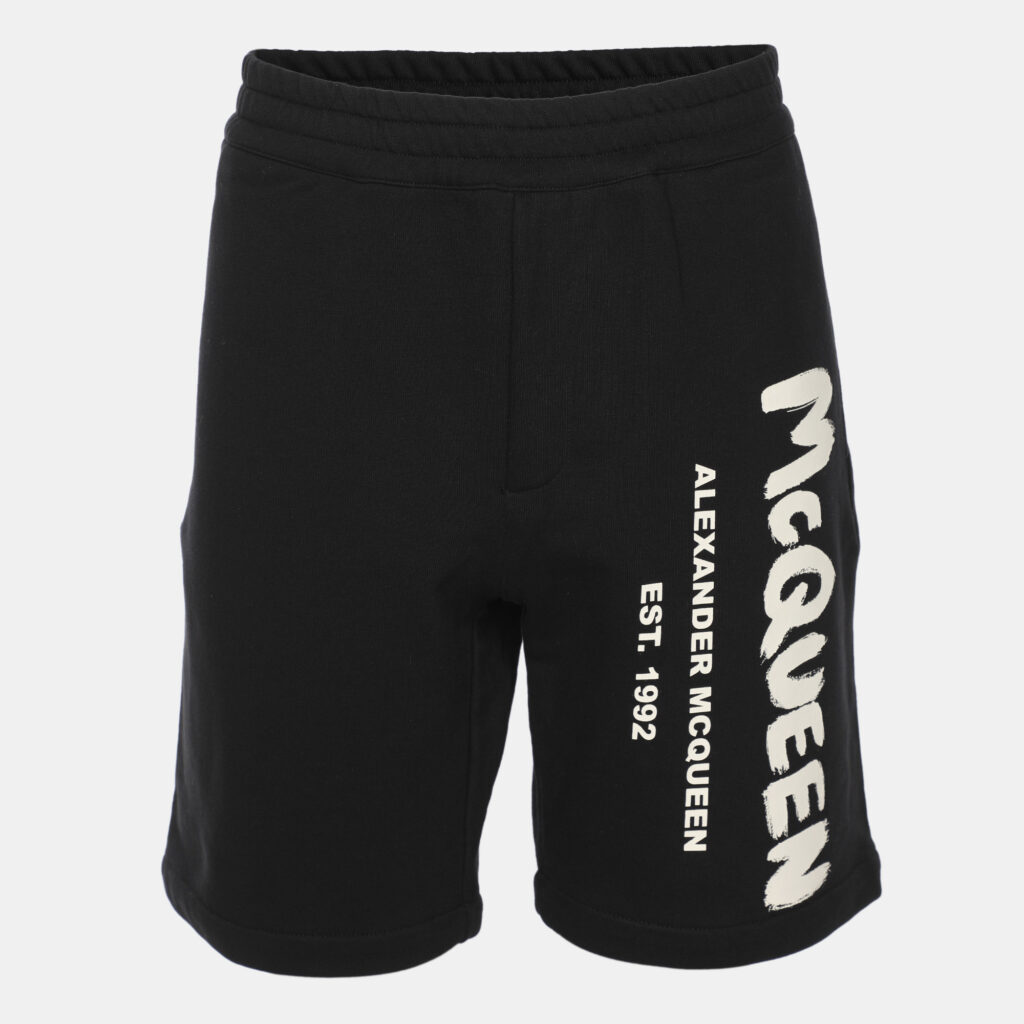 Alexander McQueen Black jersey Short S