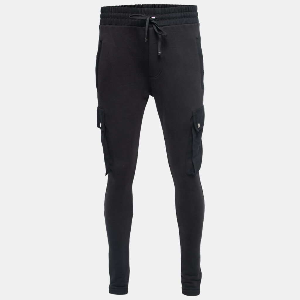 Amiri Black Cotton Cargo Sweatpants M Amiri Black Cotton Cargo Sweatpants M