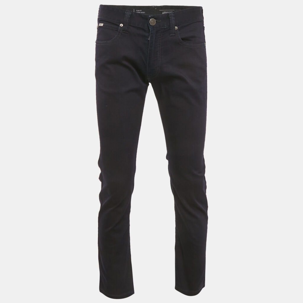 Armani Collezioni Dark Blue Denim Slim Fit J06 Jeans M Waist 33"