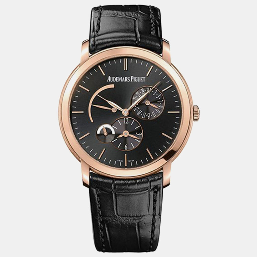 Audemars Piguet Jules 26380OR.OO.D002CR.01 Automatic Black 18k Rose Gold Men's Wristwatch 41 mm Audemars Piguet Jules 26380OR.OO.D002CR.01 Automatic Black 18k Rose Gold Men's Wristwatch 41 mm