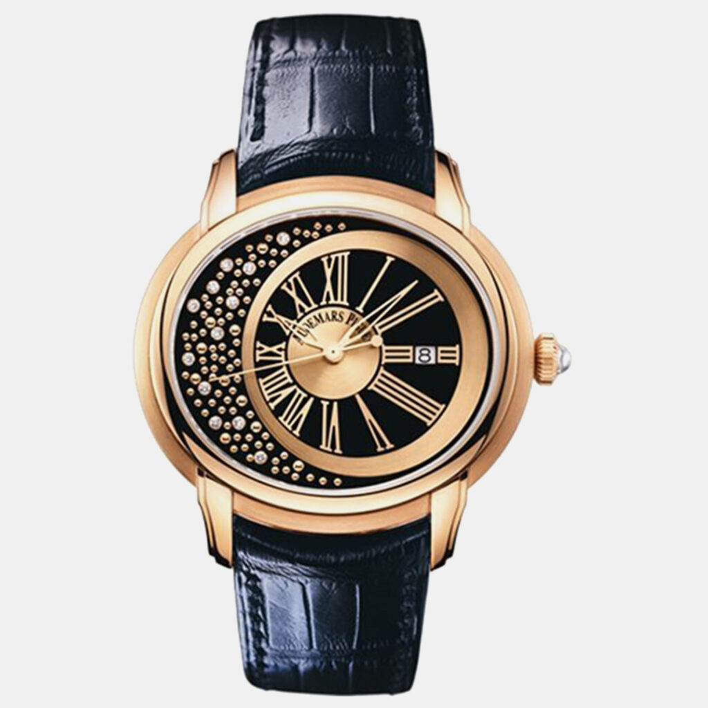 Audemars Piguet Millenary 15331OR.OO.D002CR.01 Automatic Black 18k Rose Gold Men's Wristwatch 45 mm Audemars Piguet Millenary 15331OR.OO.D002CR.01 Automatic Black 18k Rose Gold Men's Wristwatch 45 mm