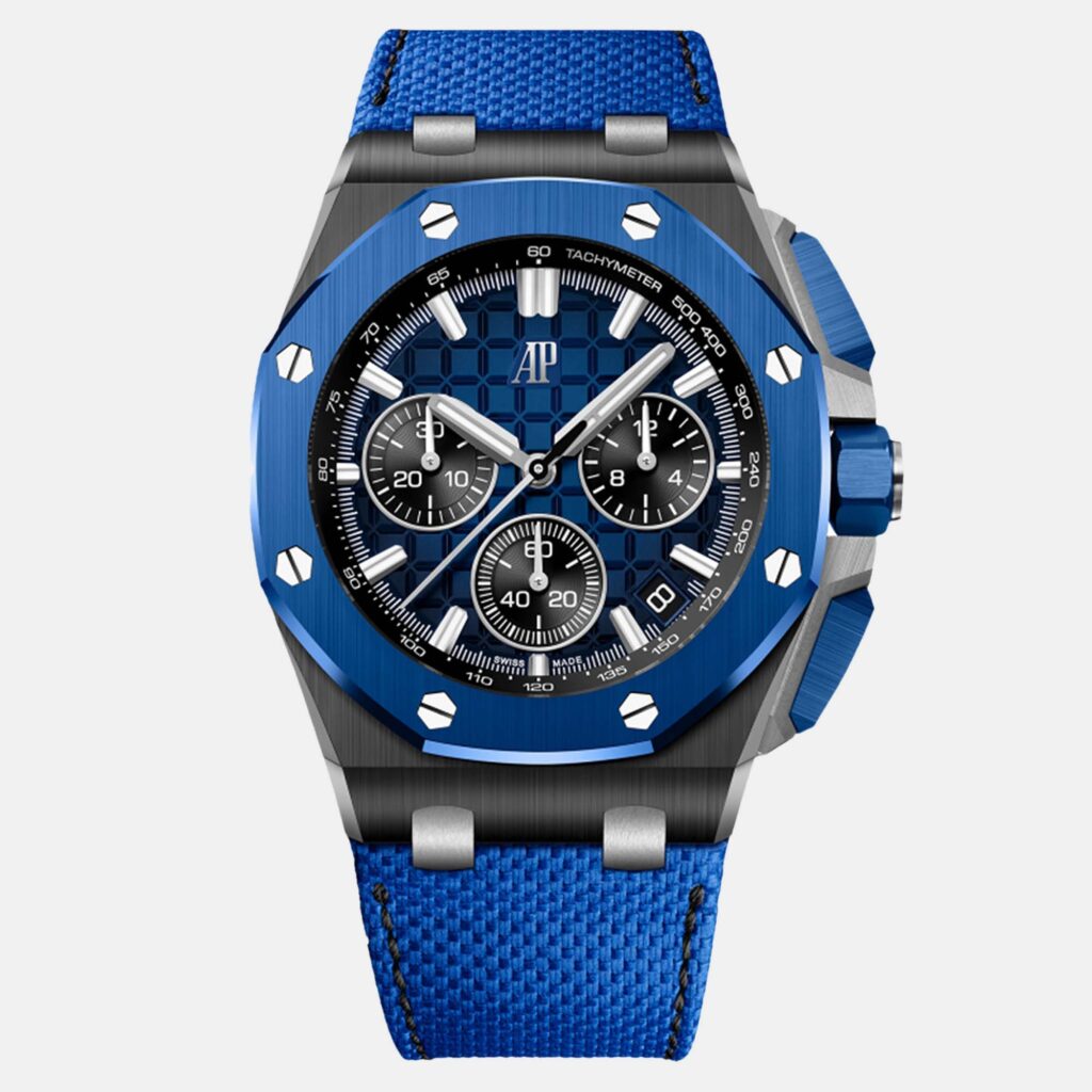 Audemars Piguet Royal Oak Offshore 26420CE Automatic Blue Ceramic Men’s Wristwatch 43 mm Audemars Piguet Royal Oak Offshore 26420CE Automatic Blue Ceramic Men’s Wristwatch 43 mm