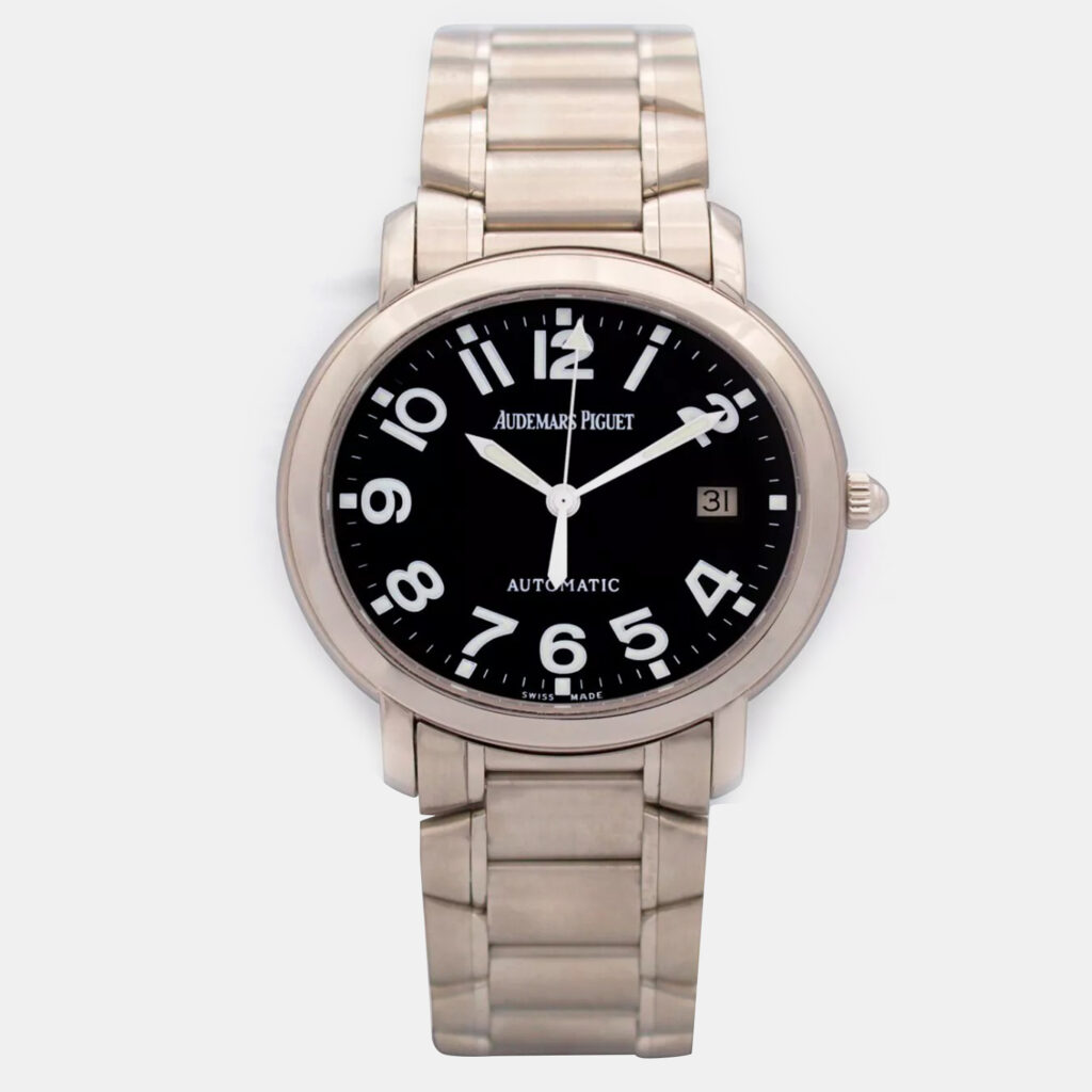 Audemars Piguet Black Stainless Steel Millenary 15049ST Automatic Men's Wristwatch 38 mm Audemars Piguet Black Stainless Steel Millenary 15049ST Automatic Men's Wristwatch 38 mm