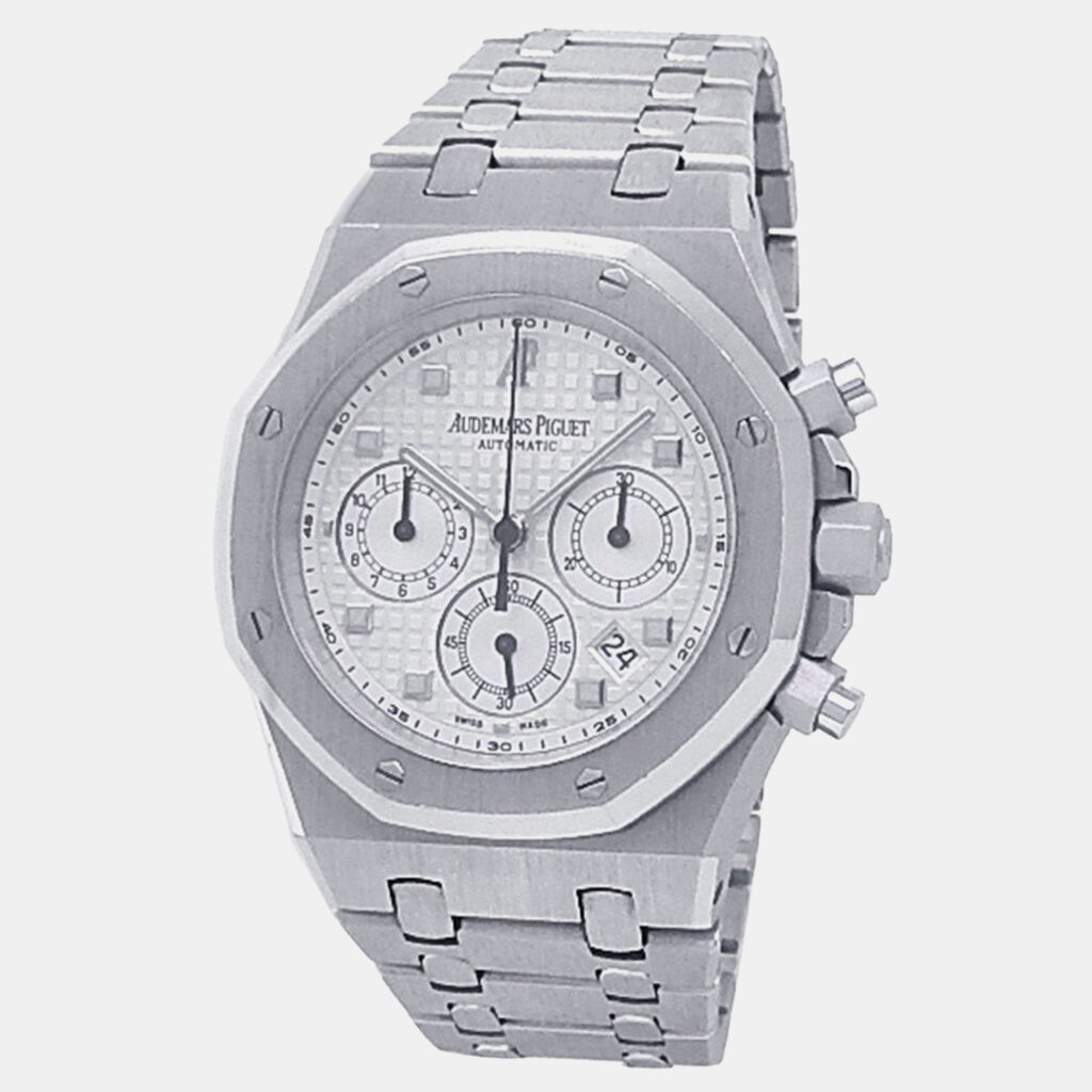 Audemars Piguet Royal Oak 25960BC.OO.1185BC.01 Automatic Silver 18k White Gold Men's Wristwatch 39 mm Audemars Piguet Royal Oak 25960BC.OO.1185BC.01 Automatic Silver 18k White Gold Men's Wristwatch 39 mm