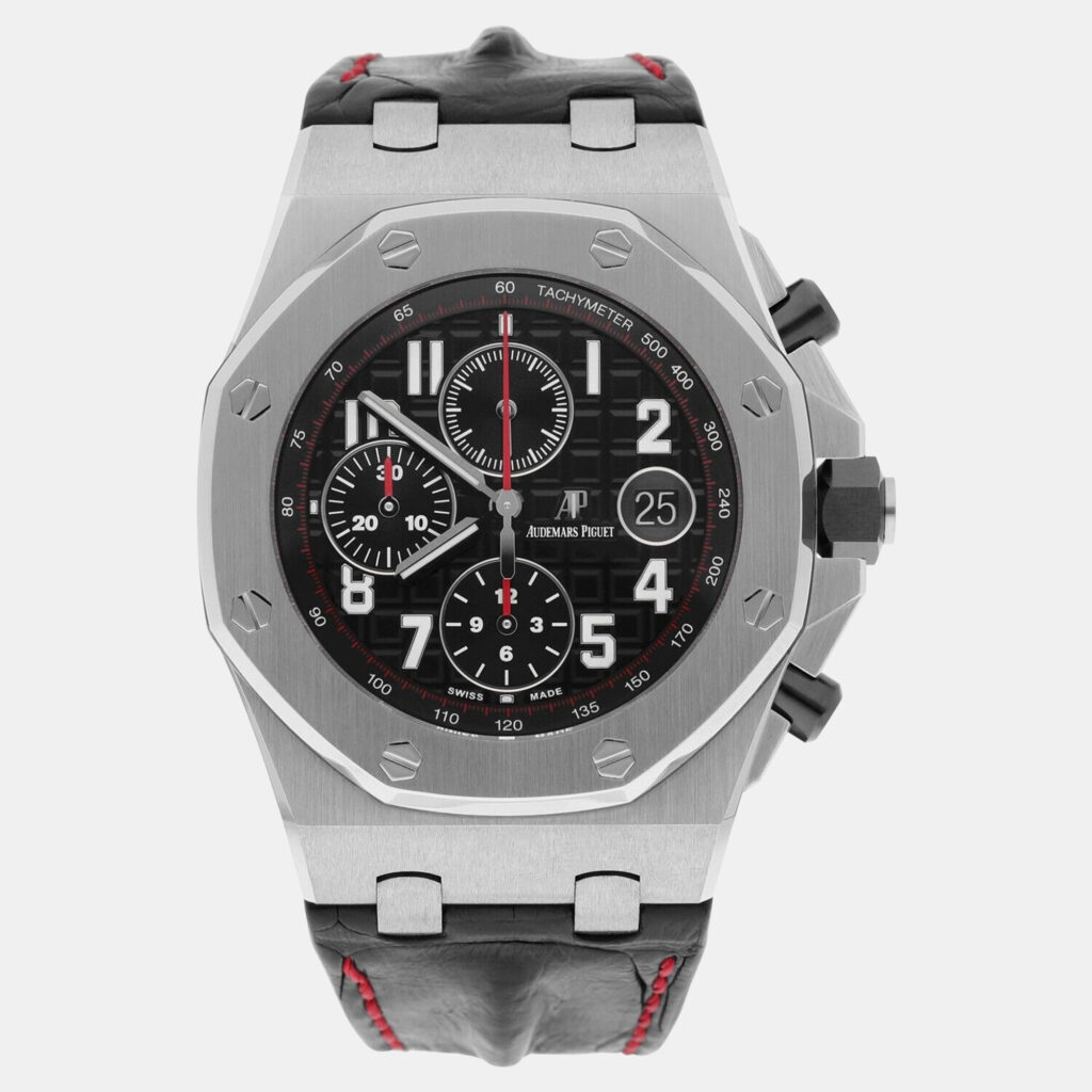 Audemars Piguet Royal Oak Offshore 26470ST Automatic Black Stainless Steel Men's Wristwatch 42 mm
