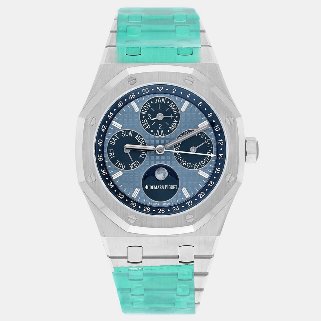 Audemars Piguet Royal Oak 26574ST.OO.1220ST.03 Automatic Blue Stainless Steel Men's Wristwatch 41 mm Audemars Piguet Royal Oak 26574ST.OO.1220ST.03 Automatic Blue Stainless Steel Men's Wristwatch 41 mm