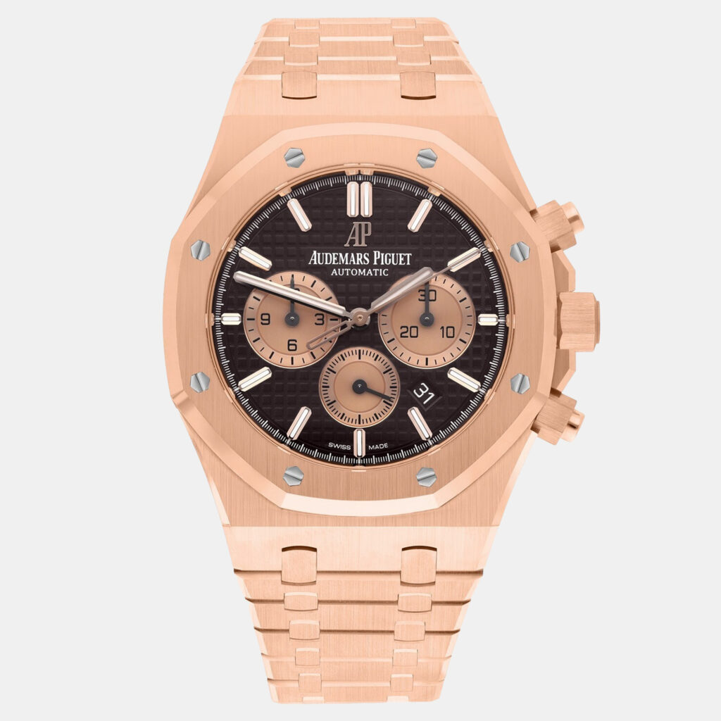 Audemars Piguet Royal Oak 26331OR.OO.1220OR.02 Automatic Brown 18k Rose Gold Men's Wristwatch 41 mm Audemars Piguet Royal Oak 26331OR.OO.1220OR.02 Automatic Brown 18k Rose Gold Men's Wristwatch 41 mm