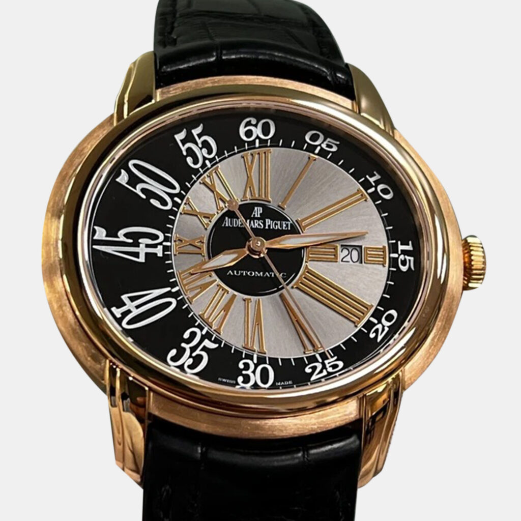 Audemars Piguet Millenary 15320OR.OO.D002CR.01 Automatic Silver 18K Rose Gold Men's Wristwatch 45 mm Audemars Piguet Millenary 15320OR.OO.D002CR.01 Automatic Silver 18K Rose Gold Men's Wristwatch 45 mm