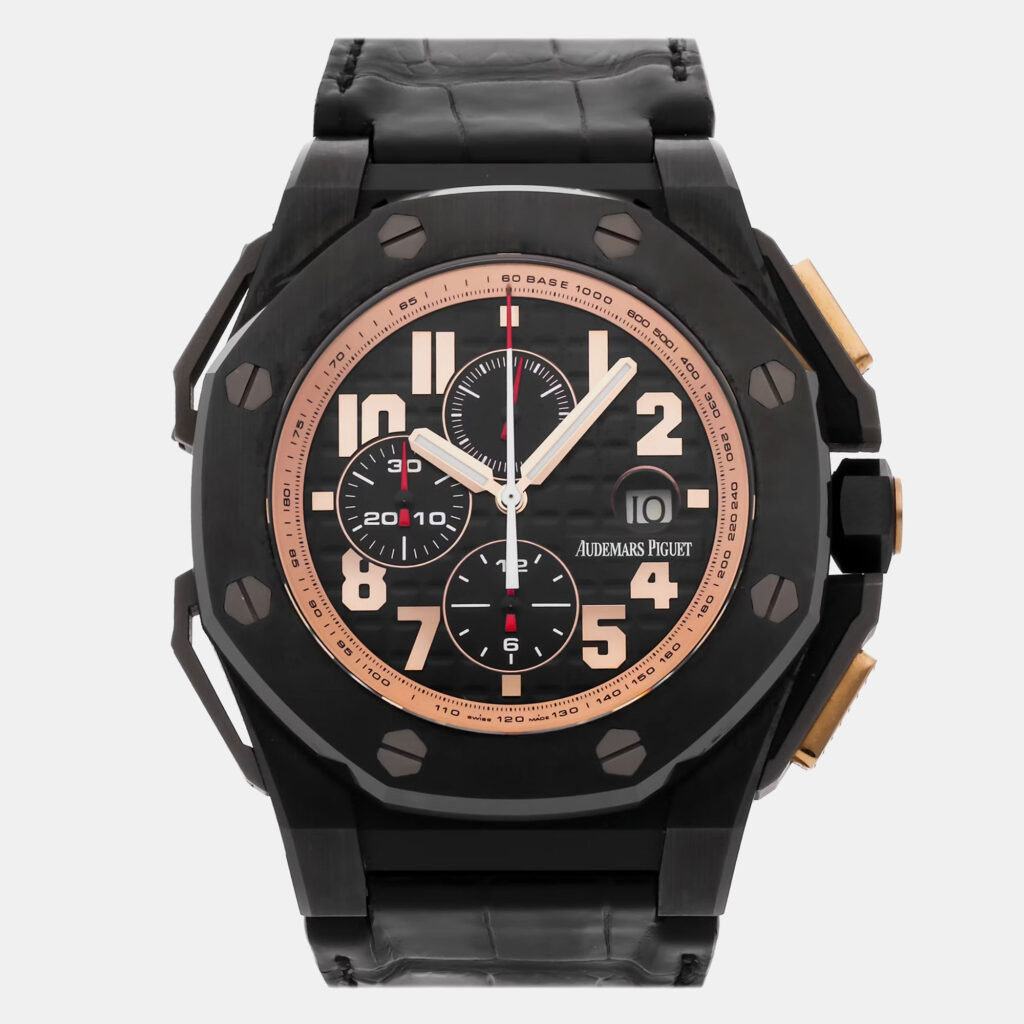 Pre-Owned Audemars Piguet Royal Oak Offshore Arnold Schwarzenegger The Legacy Chronograph 26378IO.OO.A001KE.01 Pre-Owned Audemars Piguet Royal Oak Offshore Arnold Schwarzenegger The Legacy Chronograph 26378IO.OO.A001KE.01