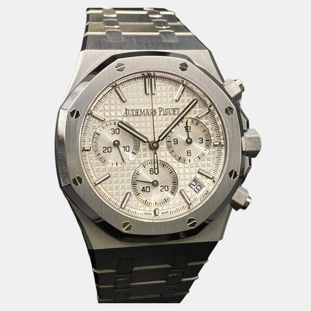 Audemars Piguet Royal Oak 50th Anniversary 26240ST.OO.1320ST.03 Automatic Chronograph Silver Dial Stainless Steel Men's Wristwatch 41mm Audemars Piguet Royal Oak 50th Anniversary 26240ST.OO.1320ST.03 Automatic Chronograph Silver Dial Stainless Steel Men's Wristwatch 41mm