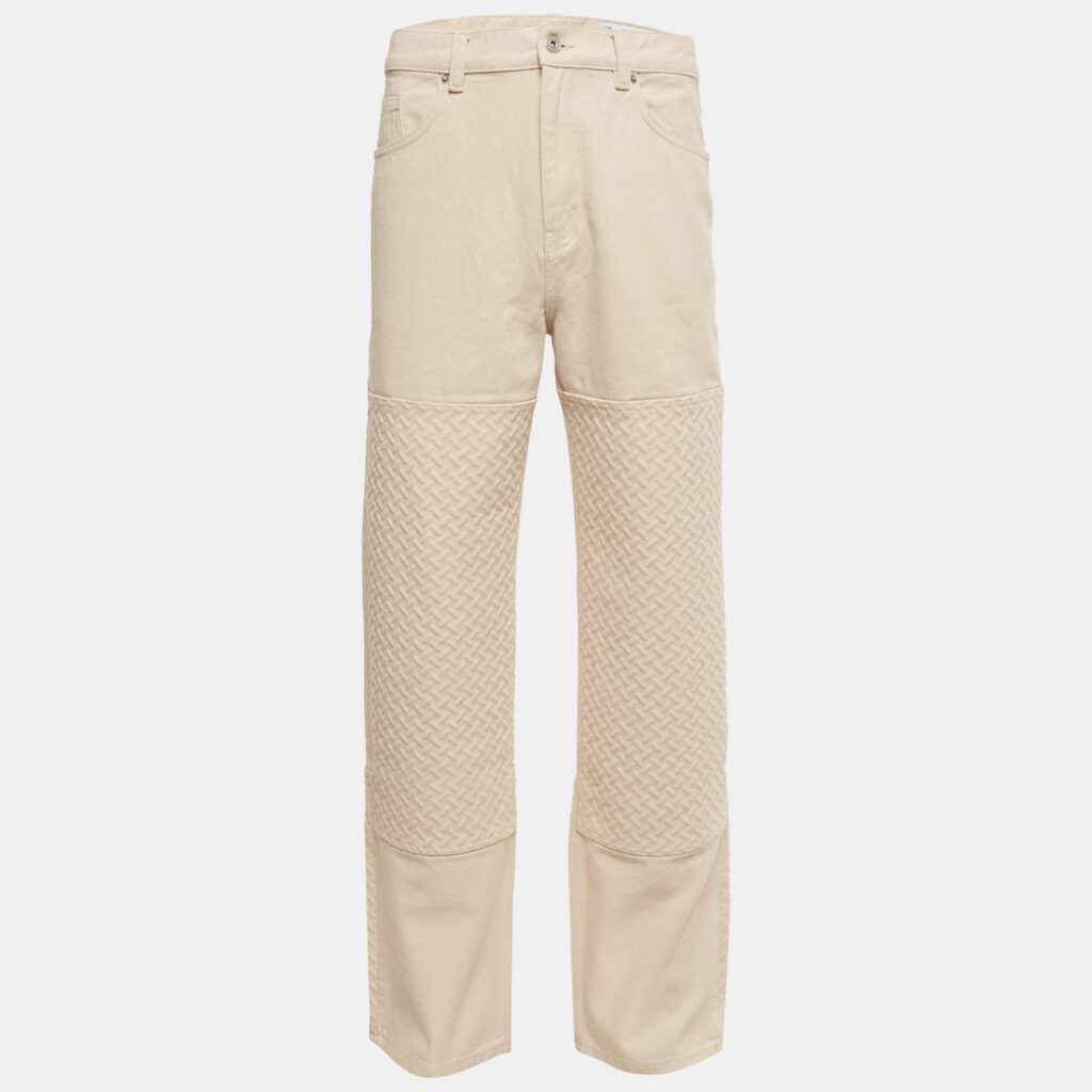 Axel Arigato Beige Textured Denim Jeans S/Waist 31" Axel Arigato Beige Textured Denim Jeans S/Waist 31"